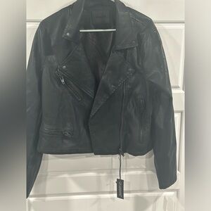 Black Blank NYC Moto jacket size XL NWT. Faux leather